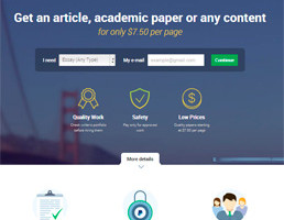 Edusson Essay Writing Service website preview