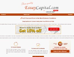 Essaycapital website preview