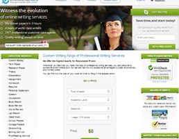 Evolutionwriters website preview